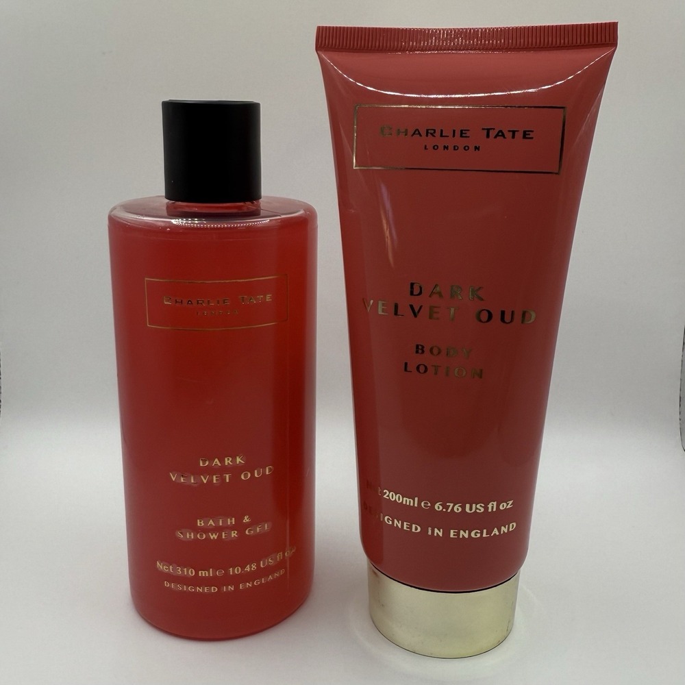 Charlie Tate London Dark Velvet Oud Body Lotion And Bath & Shower Gel